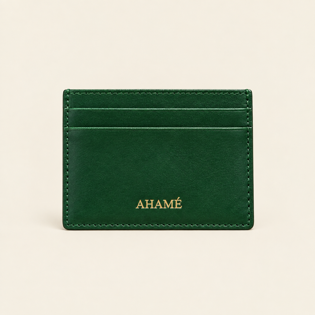 AHAMÉ Cardholder – Cognac Brown