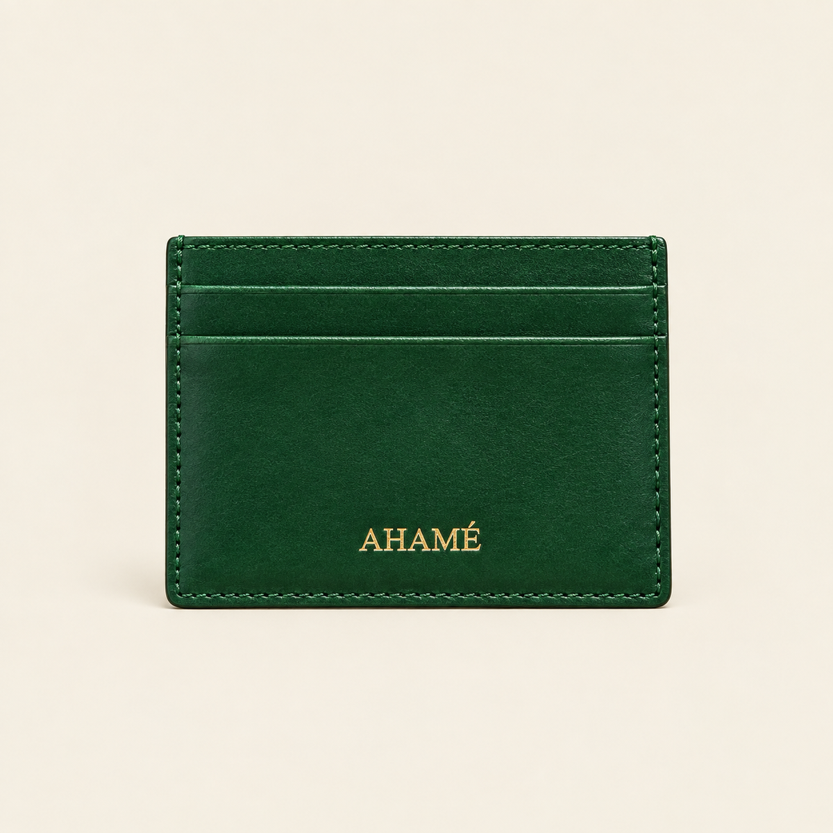 AHAMÉ Cardholder – Cognac Brown