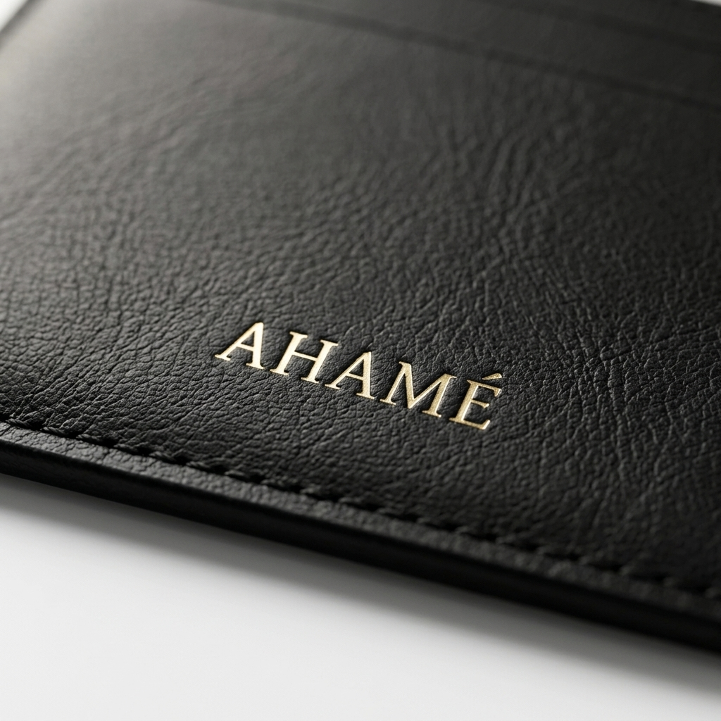 AHAMÉ Cardholder – Midnight Black
