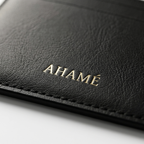 AHAMÉ Cardholder – Midnight Black
