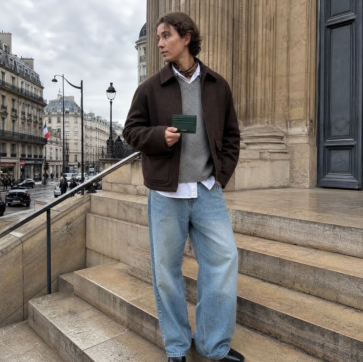 AHAMÉ Cardholder – Italian Green